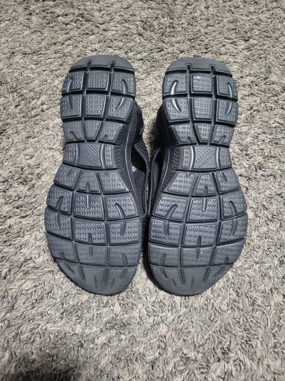 Skechers Women's Black Knit Slip-ins Sandals - Picture 3 of 3